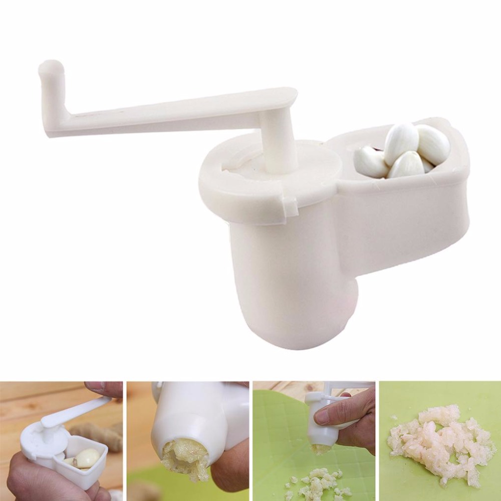 创意手摇蒜泥搅拌机 大蒜捻蒜盒搅蒜器 捣蒜器压蒜器蒜泥机