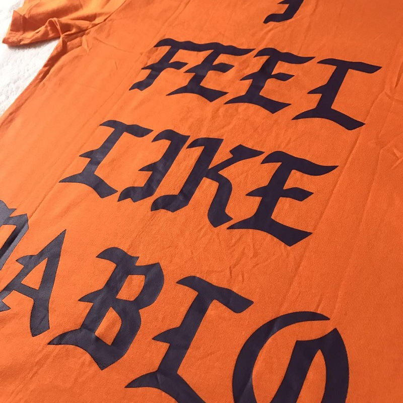 欧美i feel like pablo短袖kanye west纽约21城市限定侃爷t恤男女