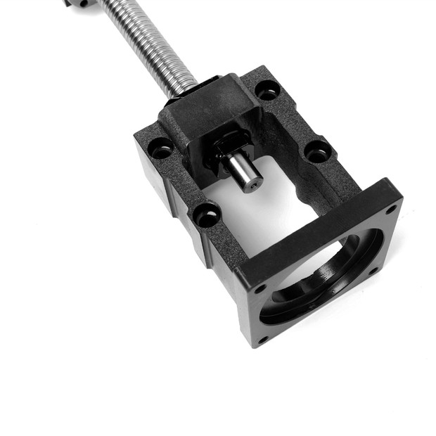 工厂定制台达60伺服电机配套滚珠丝杆传动座铸铝高精度轴承座
