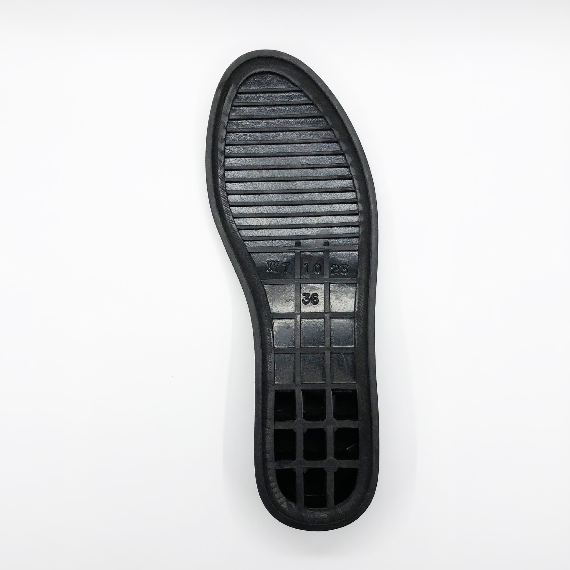 厂家直销橡胶鞋底单鞋皮鞋底女平跟橡胶底防滑耐磨时装休闲女鞋底