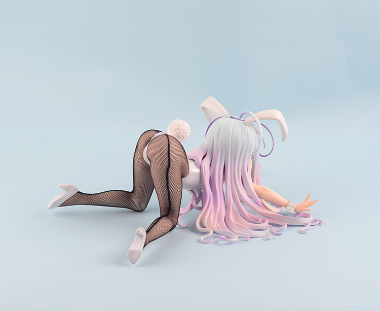 好彩动漫 no game no life 游戏人生 白 兔女郎 1/4盒装手办