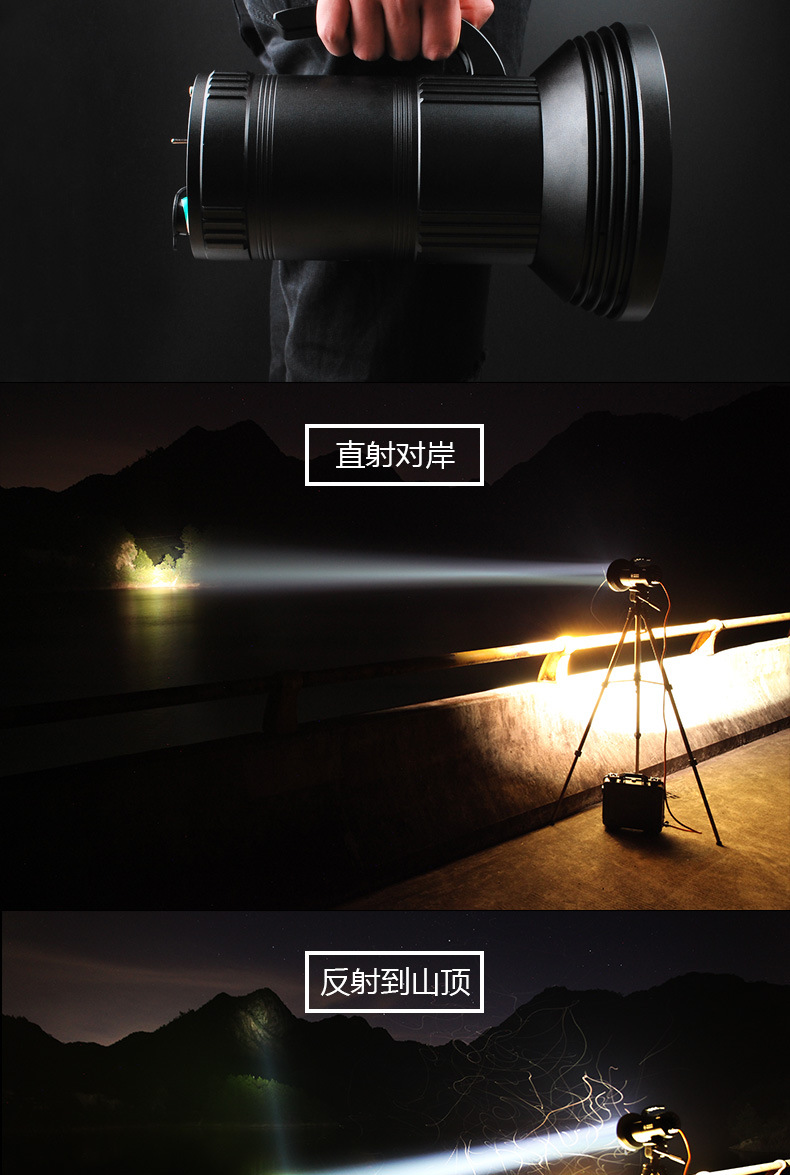 顶点暖光hid600w瓦暖黄光黑坑钓鱼疝气灯 黑坑12v诱鱼聚鱼大棚灯