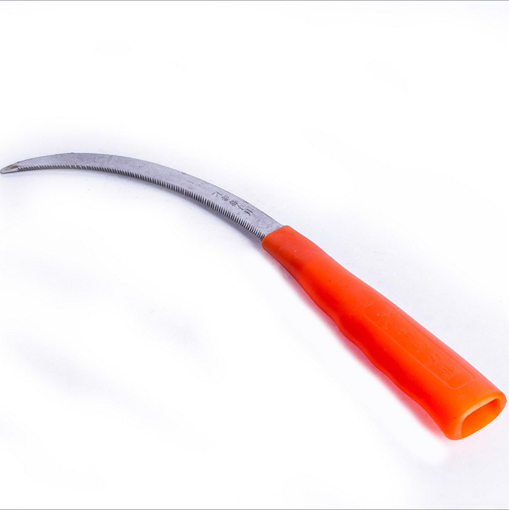 两元店小禾锯齿割草刀 镰刀园林工具小镰刀 小锯镰 钢铁镰刀