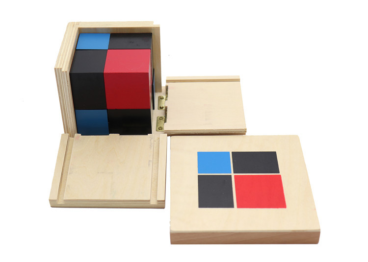 专业版幼儿园教蒙氏幼教早教教具二项式蒙台梭利儿童益智感官玩具