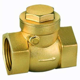 天津塘沽黄铜卧式止回阀 螺纹铜止回阀 水管止回阀 h14w-16t