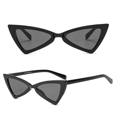 磨砂太阳镜炫彩镀膜 三角形墨镜 太阳眼镜批发