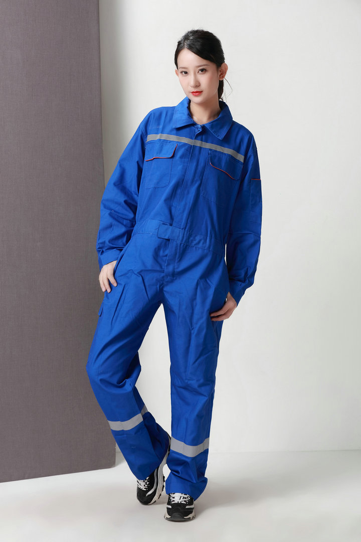 中国石油工作服秋冬船员汽修机电防烫全棉劳保服纯棉连体油田工装