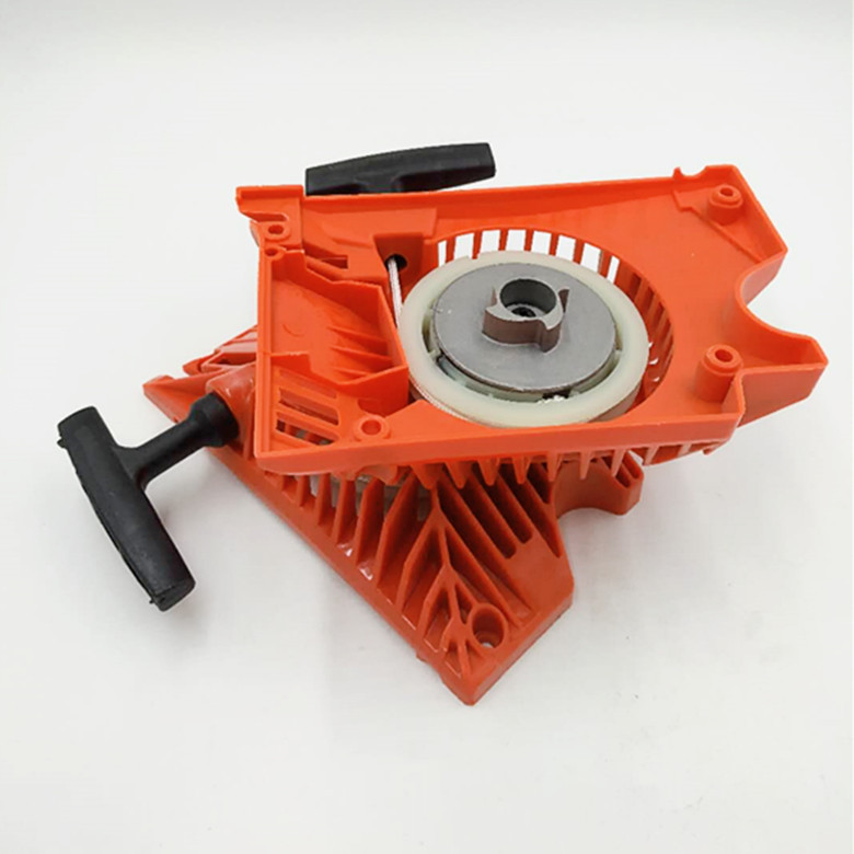 供应批发加厚款汽油锯启动器油锯拉盘伐木锯启动总成园林配件