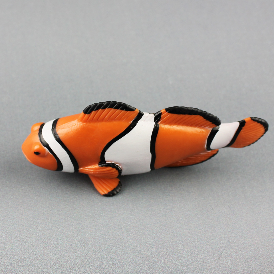 跨境货源仿真海洋生物小丑鱼海洋动物模型塑料海底儿童玩具小孩