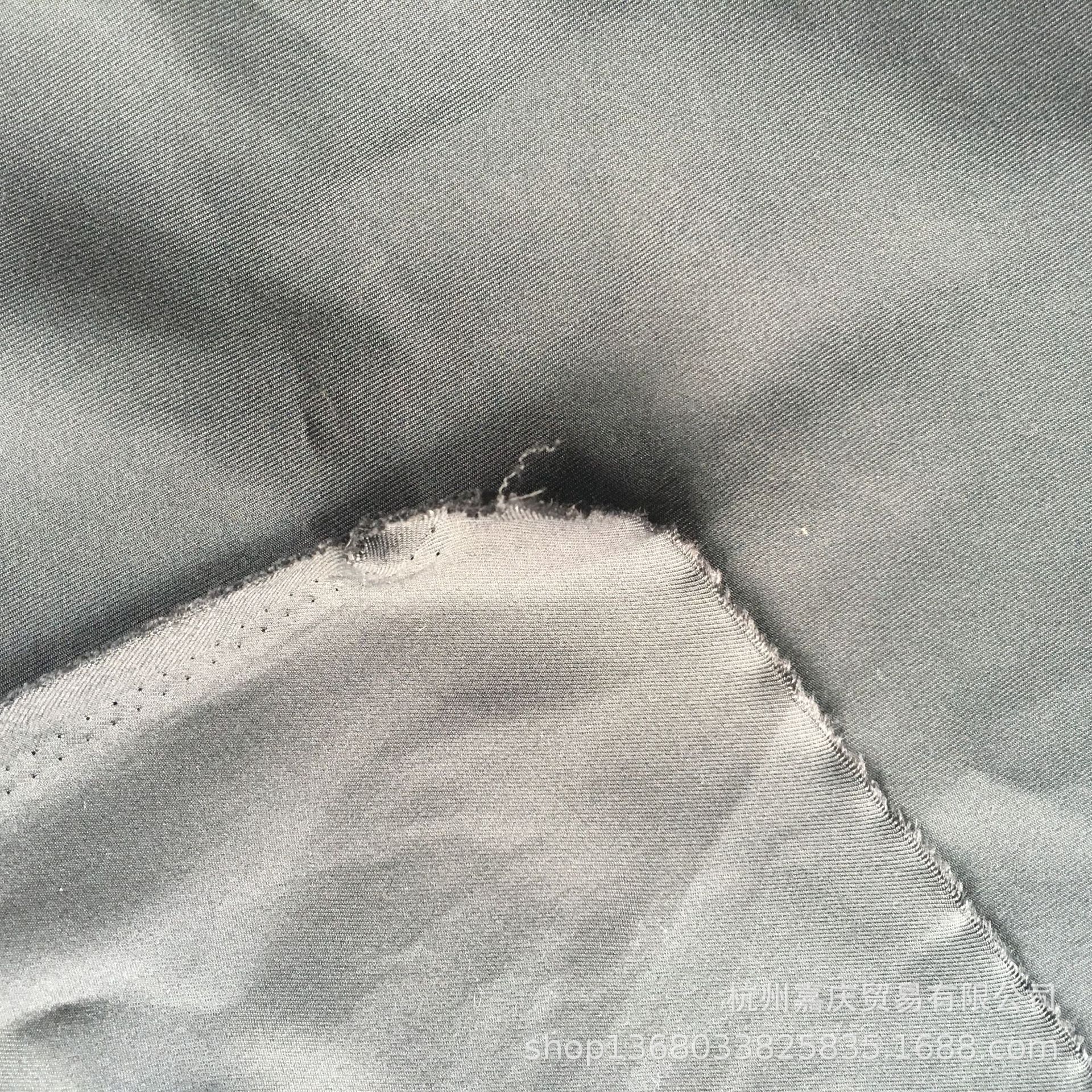 丝毛斜纹绸140-53姆米桑蚕丝羊毛混纺丝绸面料