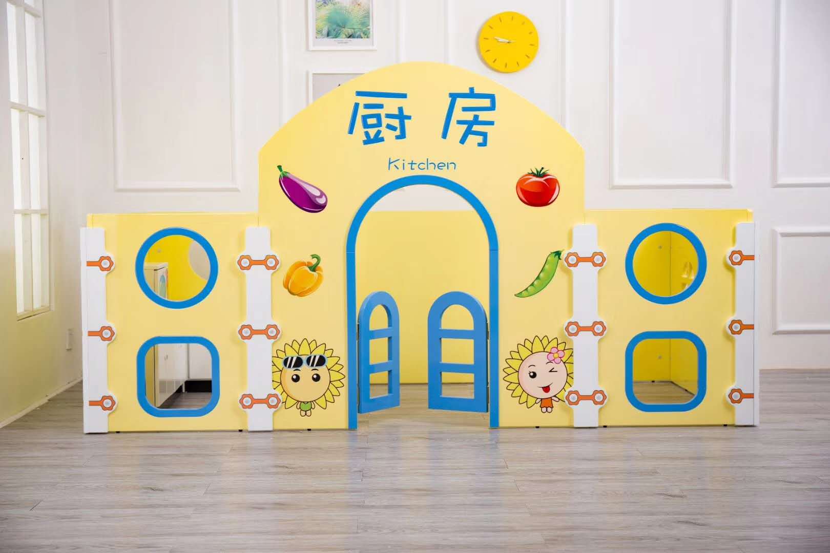 幼儿园娃娃家批发儿童过家家游戏屋仿真医院厨房超市角色扮演玩具