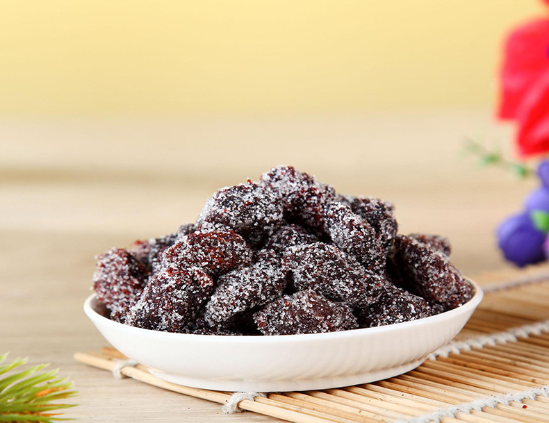 旅揭雪花杨梅 100克/包 休闲食品 蜜饯果干类10包起售