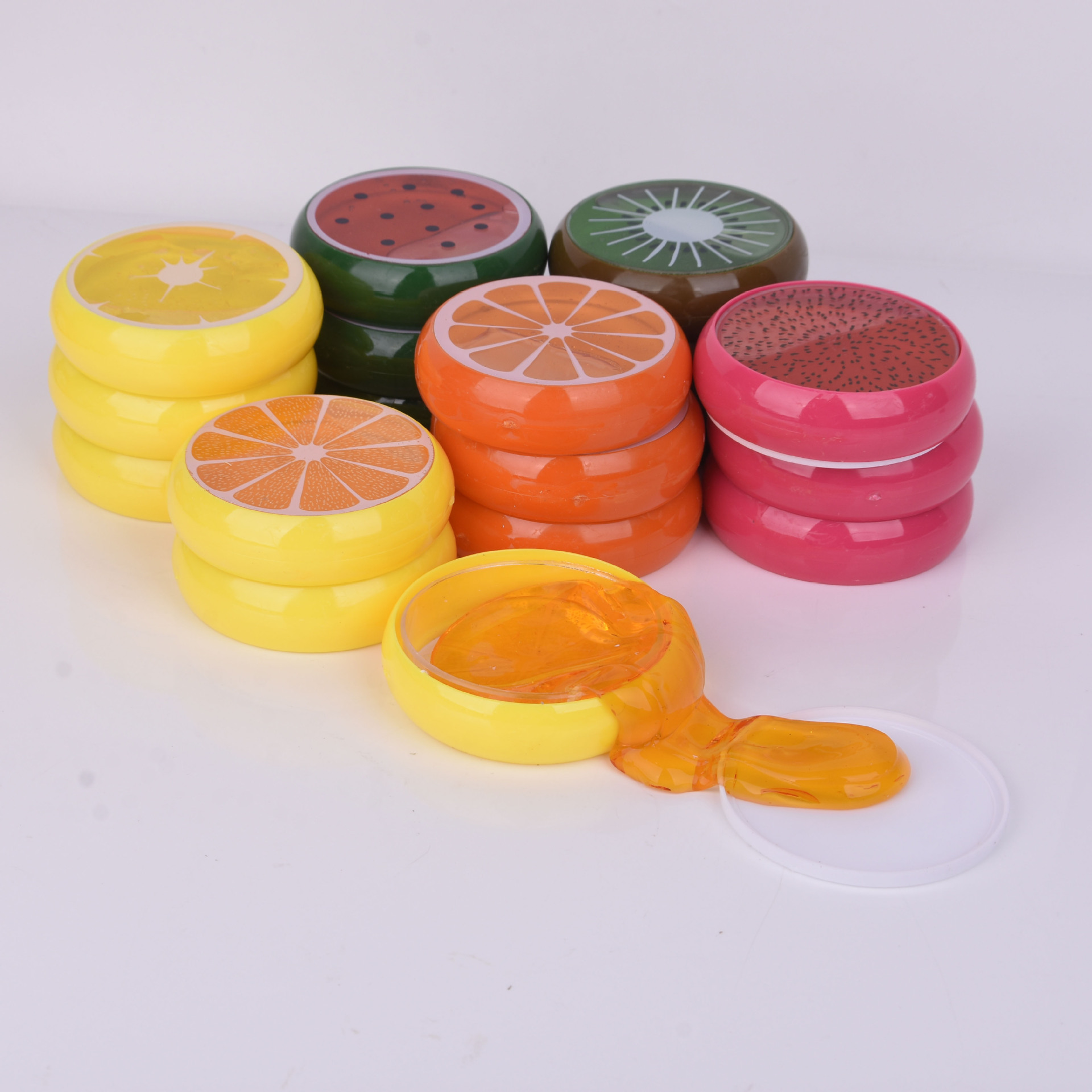 3d创意仿真中号水果水晶泥 diy果冻泥 可吹泡泡 手工泥朱光水晶泥