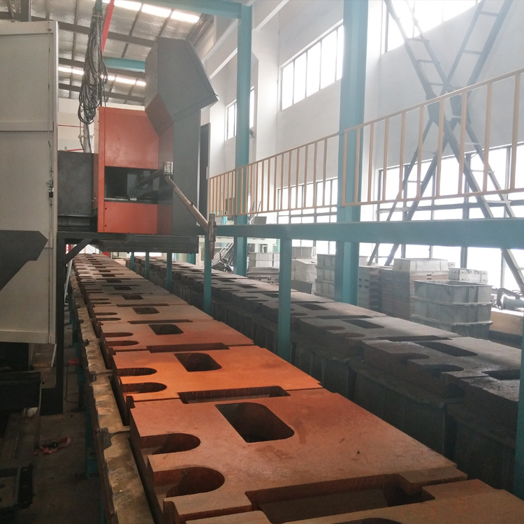 厂家直供铸造流水线 无箱垂直水平造型线 水平造型机自动转运线