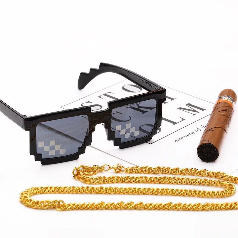 现货 个性仿黄金霸气大金链子项链饰品 雪茄玩具装逼神器一件代发