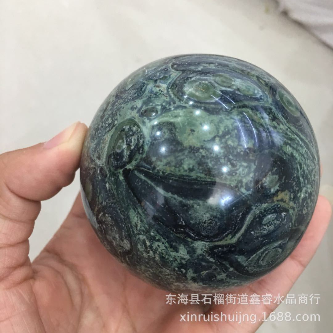 厂家直销 天然孔雀眼石 水晶球 奇石头原石 收藏品 观赏石 批发