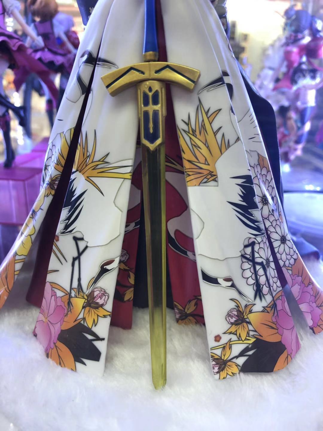 动漫前线 fgo saber 和服 礼服 仙鹤服 塞巴 优质版 盒装手办模型