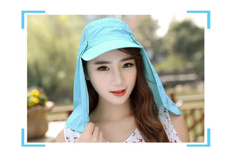 帽子女遮阳帽户外钓鱼帽渔夫帽外贸棒球帽防晒帽子防紫外线太阳帽