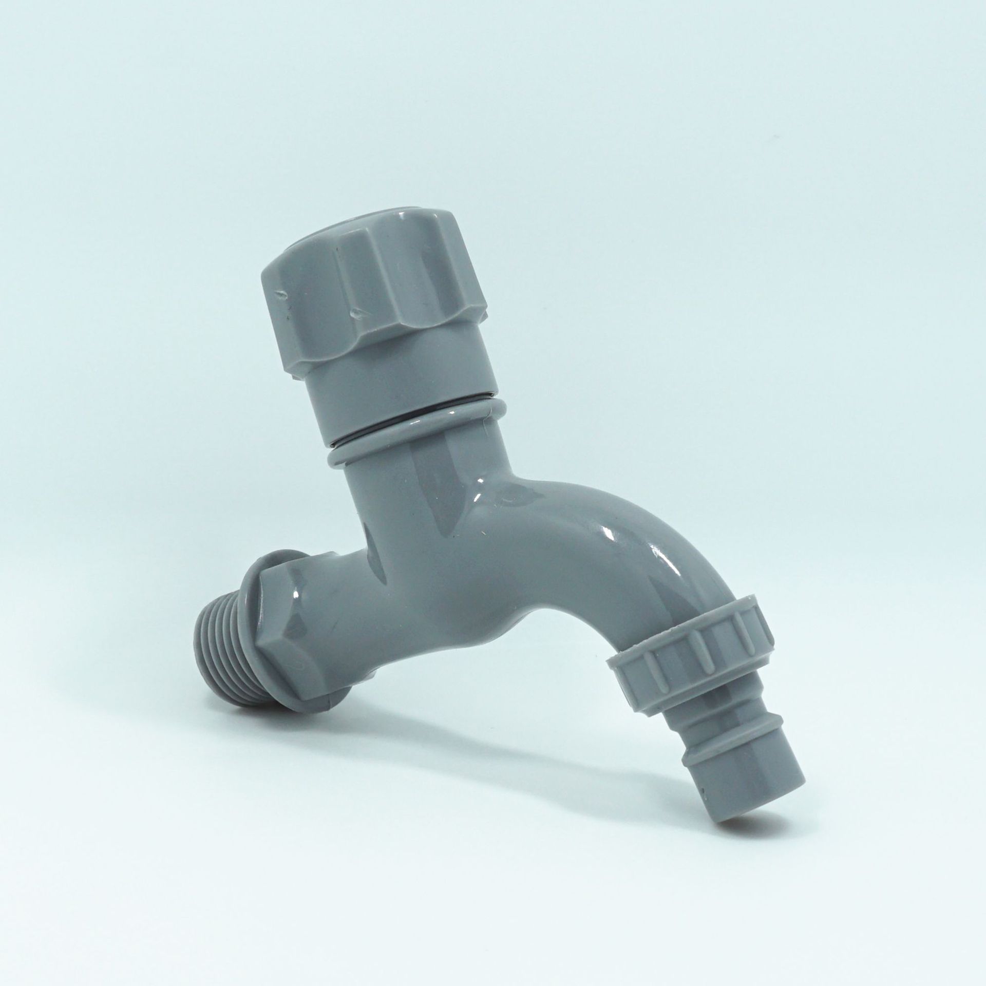 塑料自来水龙头 旋钮尖嘴水龙头 pp快开水嘴 4分家用工程龙头水阀