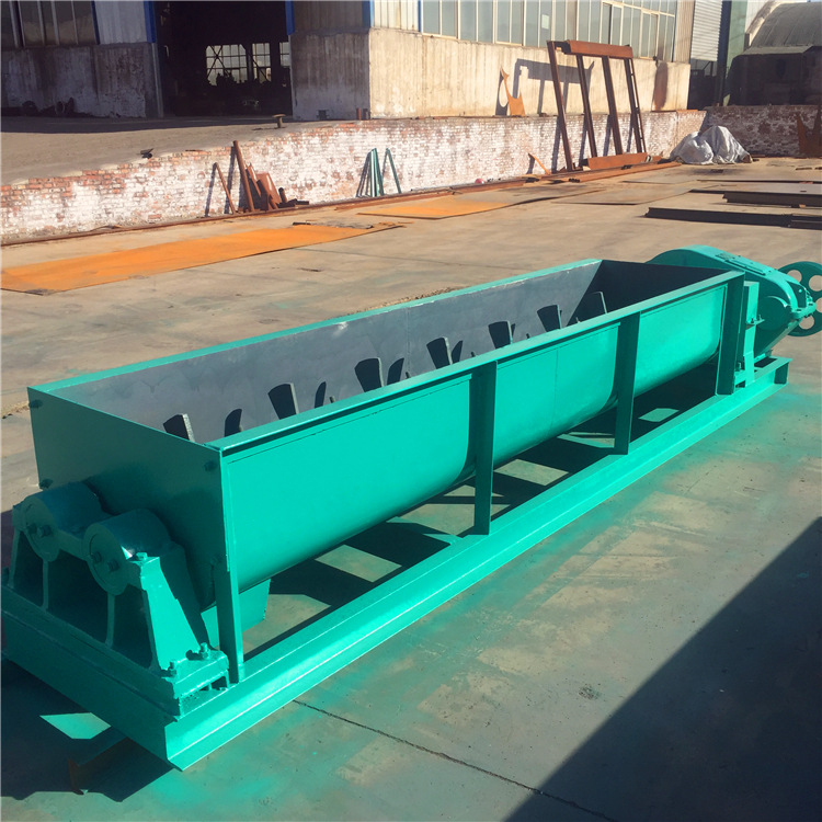 卧式双轴煤泥搅拌机 粉煤灰加湿搅拌机 双螺旋污泥搅拌机