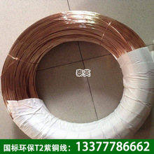 深圳厂家供应T2/C1100软态紫铜线 国标环保红铜丝 规格齐全