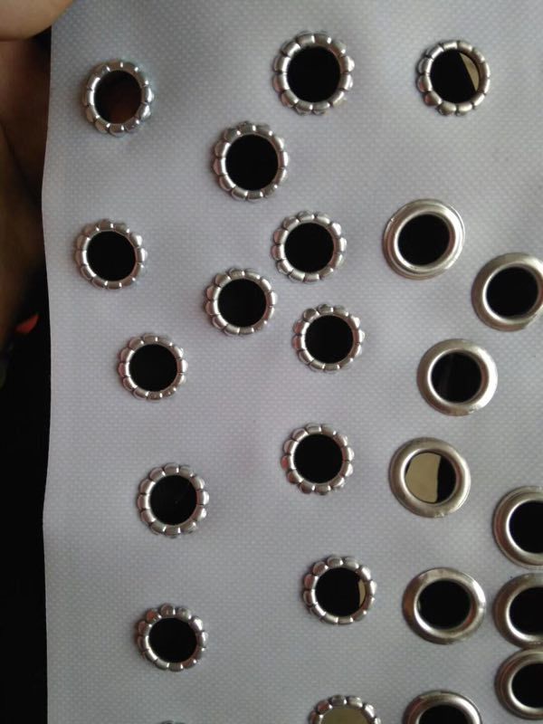 43厂家直销无环扣眼机扣眼广告x展架喷绘布篷布花型气眼