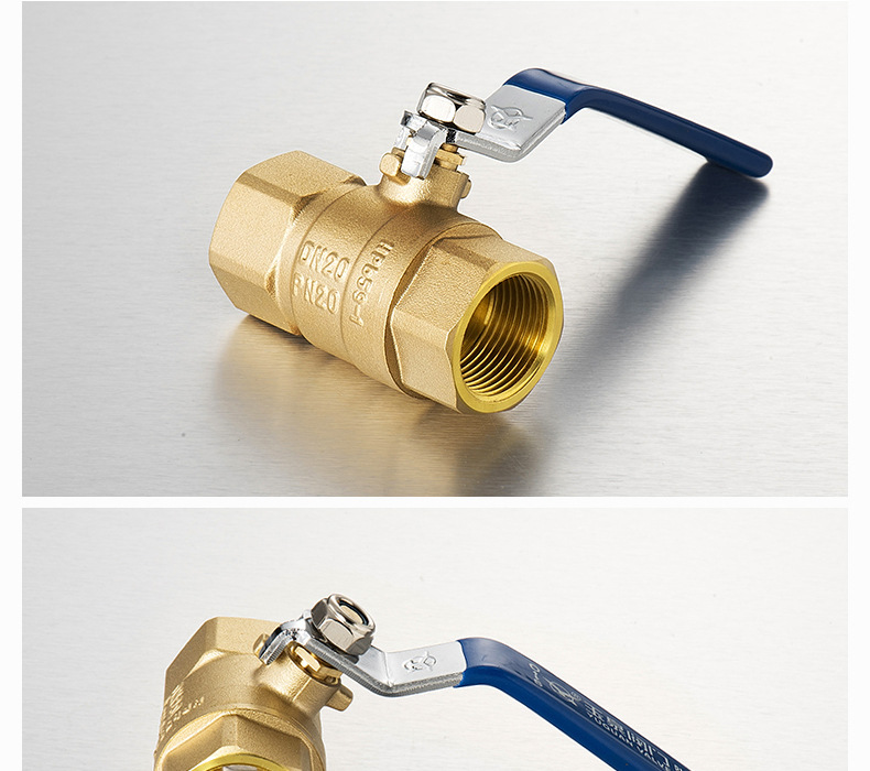 玉泉国标阀门 全铜黄铜内丝扣加长加厚球阀 工程专用二通式铜球阀
