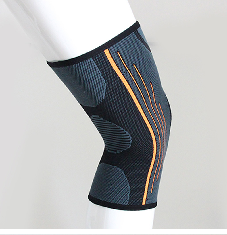 华隆针织运动护膝 骑行登山护膝 篮球足球运动护具保暖护膝定制