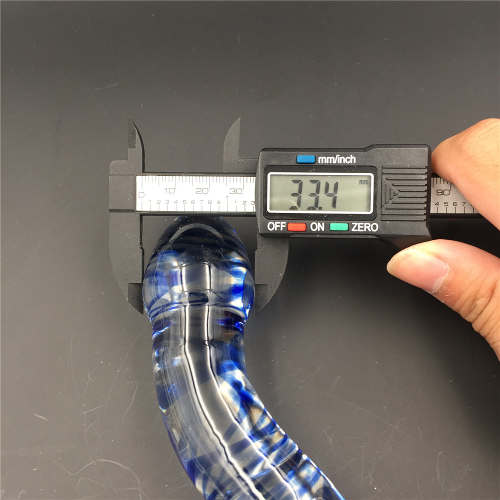 zcz情趣水晶玻璃棒自慰棒后庭塞260