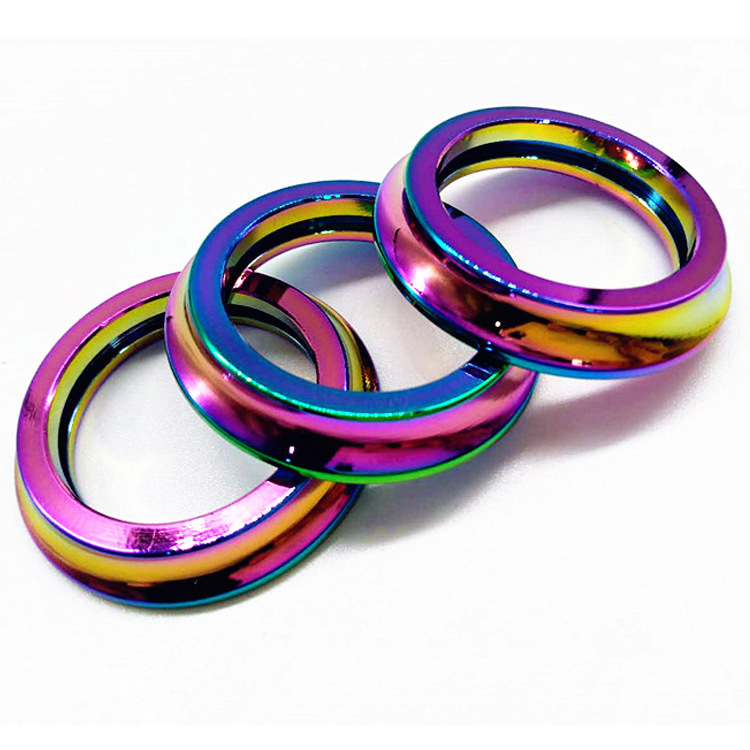 炫彩五金电镀 彩色电镀加工 五金真空电镀七彩色 pvd电镀彩色加工