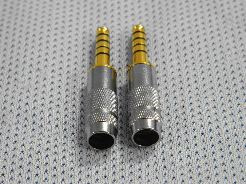 4五级平衡耳机插头插针 4.4五极镀金