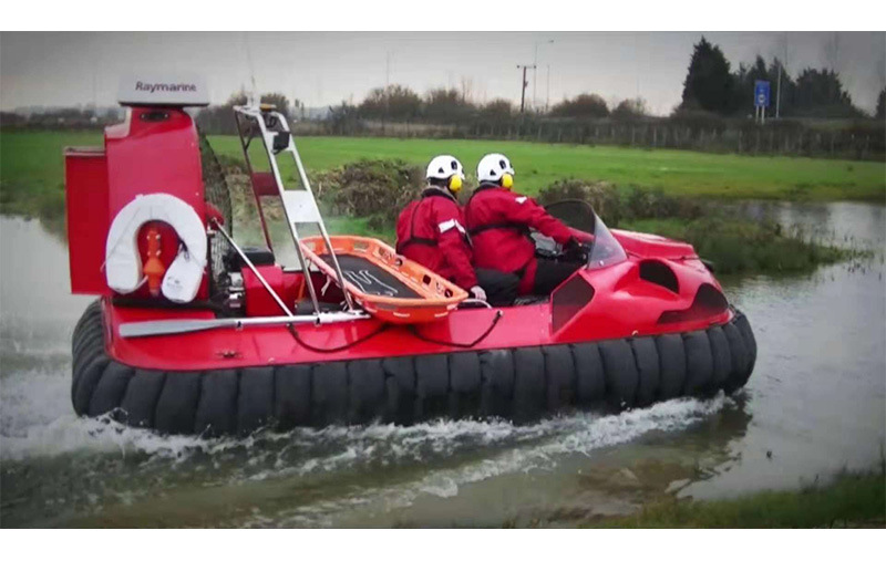 4-6座气垫船全地形水陆两栖车两用水上摩托车艇救援装备风电设备