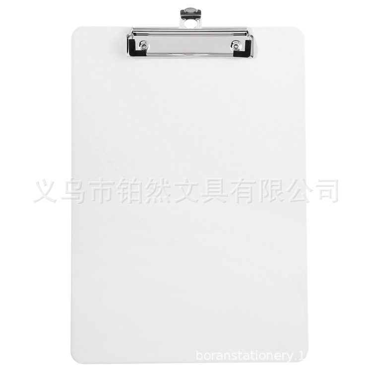 Factory Wholesale Ps Plastic Solid Color File Student Writing Flat Clip A4 Folder File Binder Printable Logo