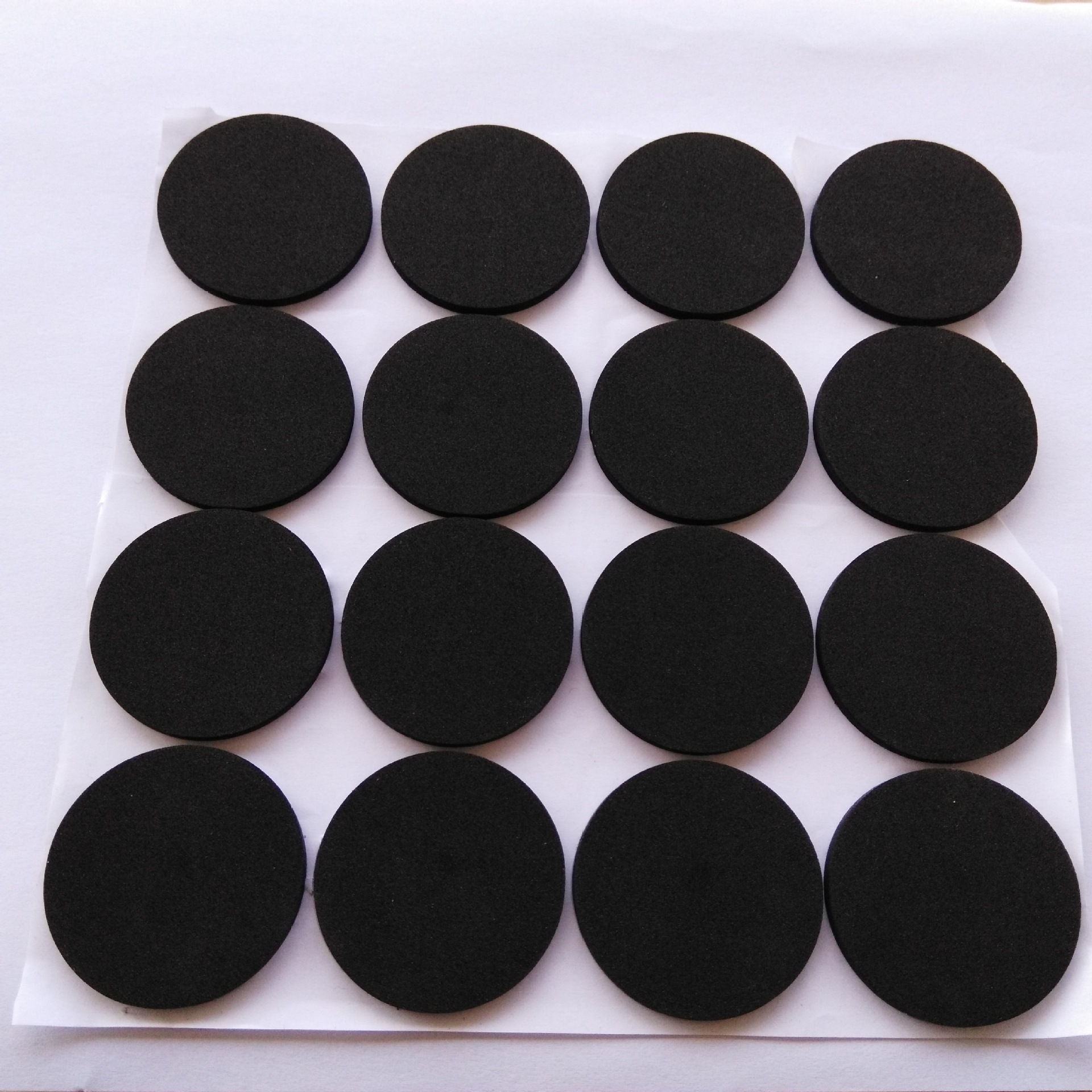 网格防滑橡胶贴格纹底部防滑橡胶垫圆形波纹橡胶防滑胶垫