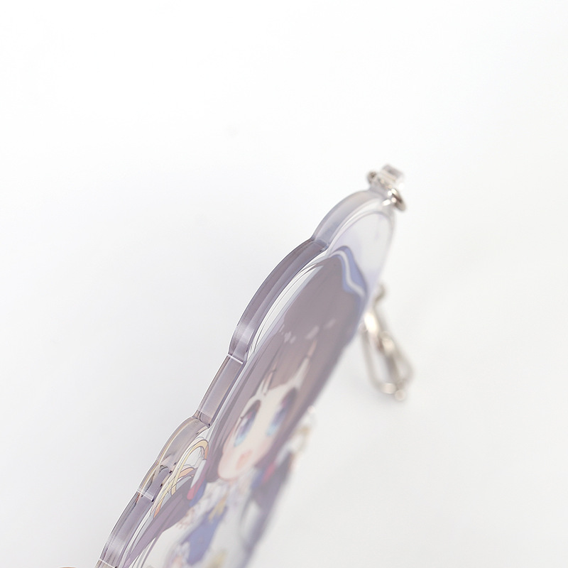 Factory Wholesale Acrylic Keychain Bag Ornaments Anime Star Character Cartoon Small Pendant Car Key Ring