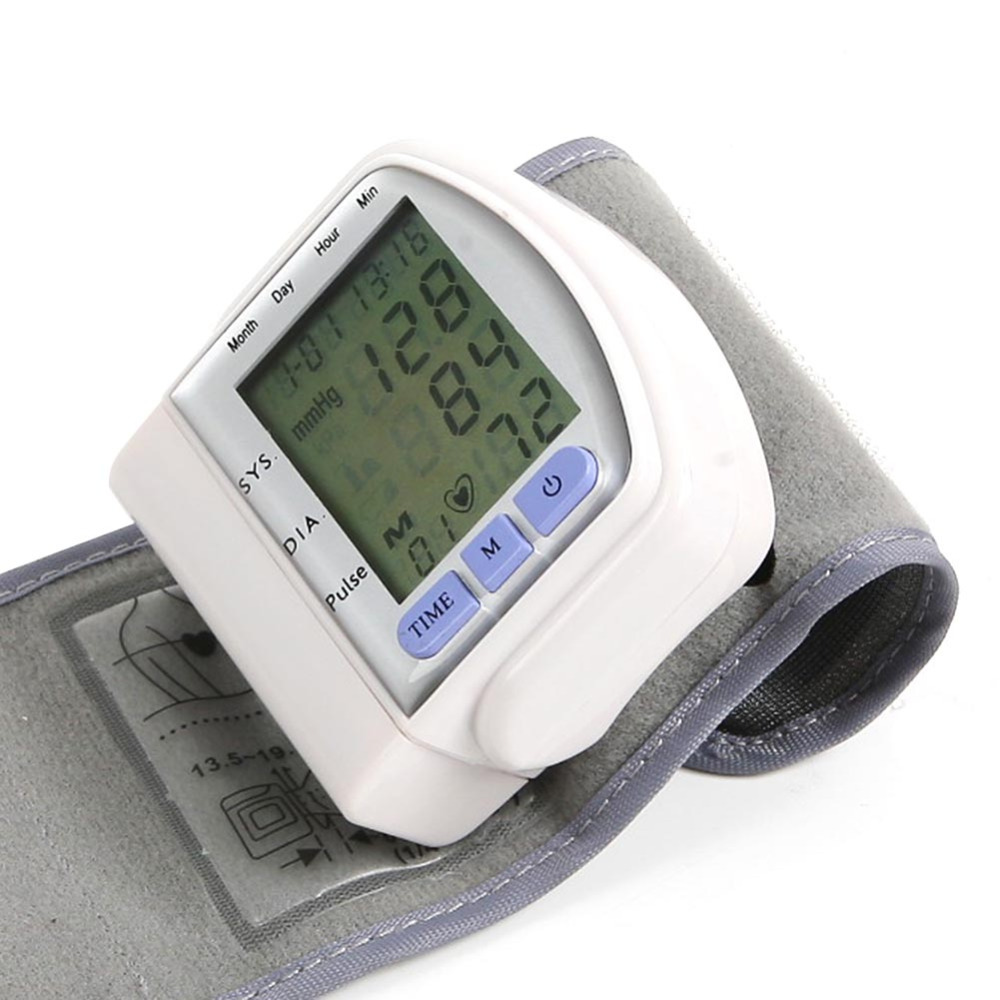 跨境爆款 外贸英文电子血压计工厂厂家批发手环血压仪家用ck-102s