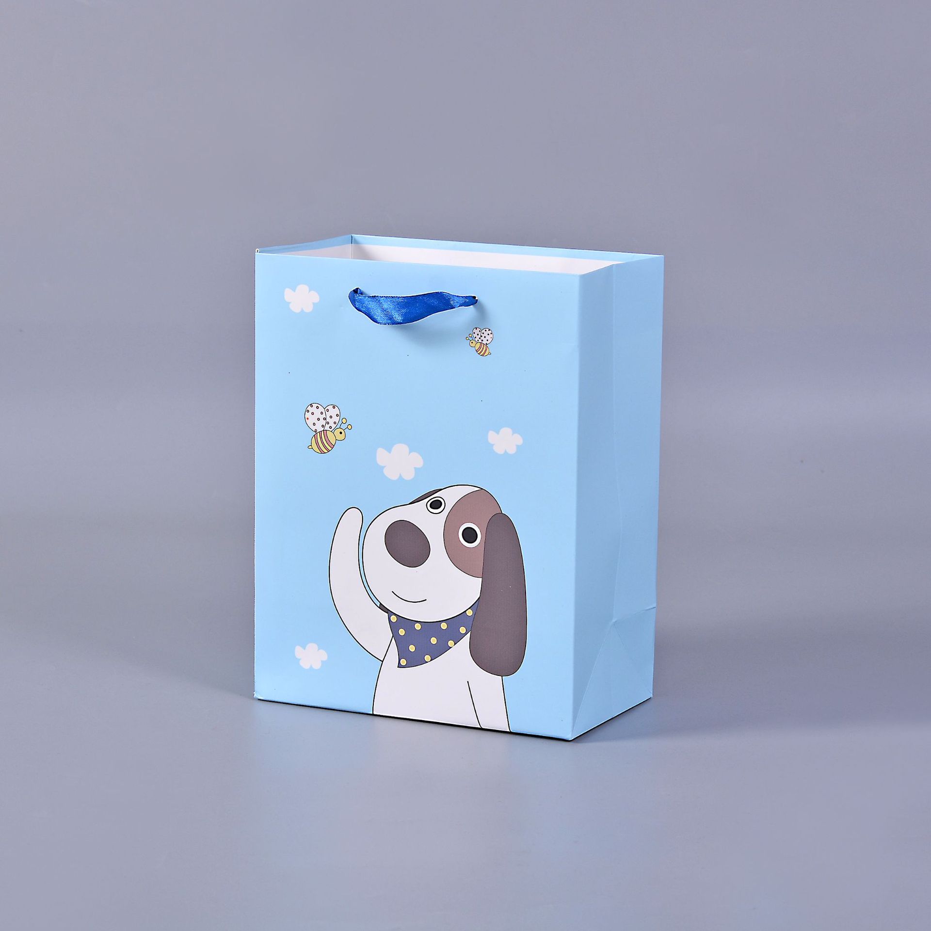 现货纸袋礼品袋卡通可爱动物手提纸袋定做logo 服装礼品购物袋