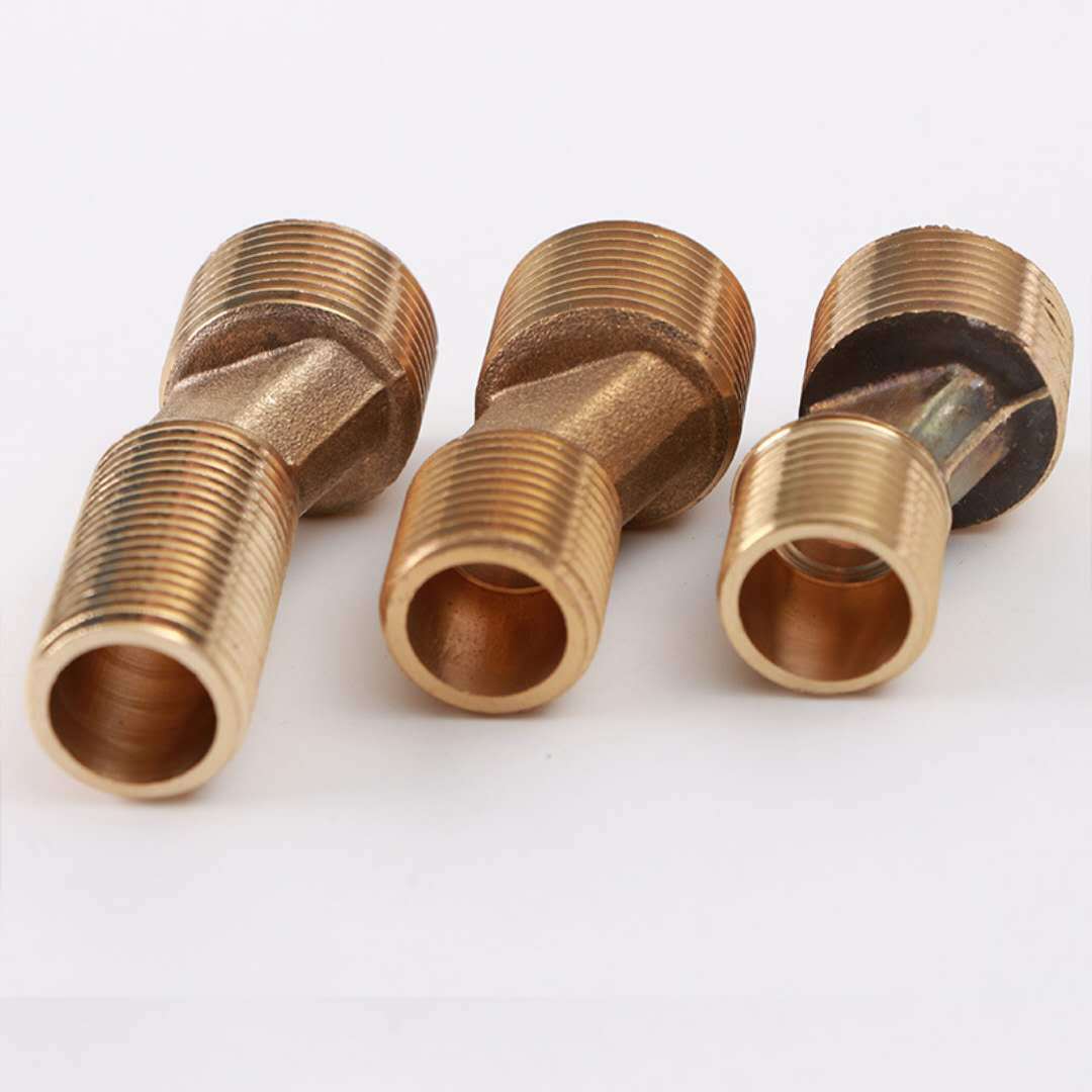 水暖配件_4分偏心对丝 错位大角度对丝 拐角铜接头