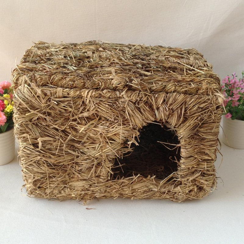 兔子草窝 宠物保暖 兔子房子隧道 兔子瞌睡屋