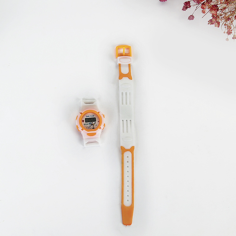 Student Fashion Children's Electronic Watch Multi-Color Two Yuan Store Stall Supply Little Creative Gifts Wholesale