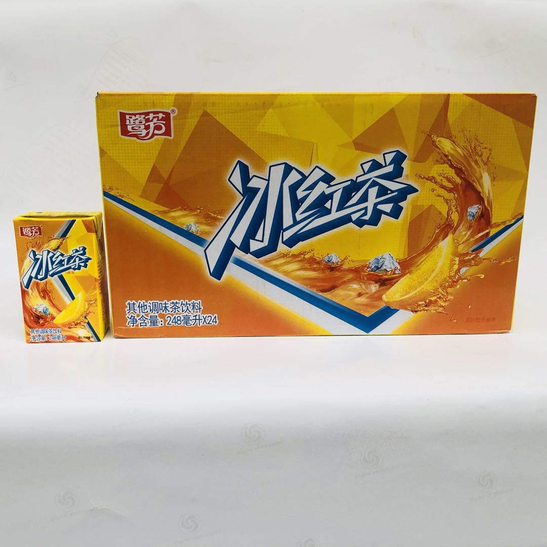 惠尔康冰红茶248*24盒/箱 批发盒装饮料 一件代发 夏季清凉冰红茶