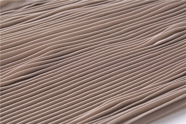 k1712032嘉柠原创三宅欧美牙签褶时尚阔腿休闲裤2018春季百搭女裤