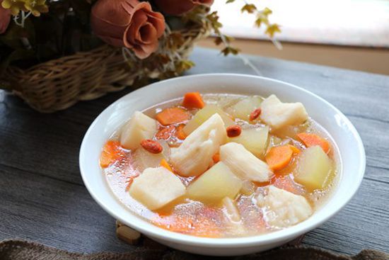 素食养生:冬瓜山药汤