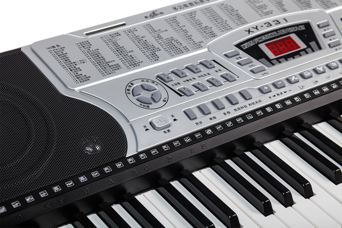 新韵331电子琴教学仿钢琴键电子琴 61键键盘乐器