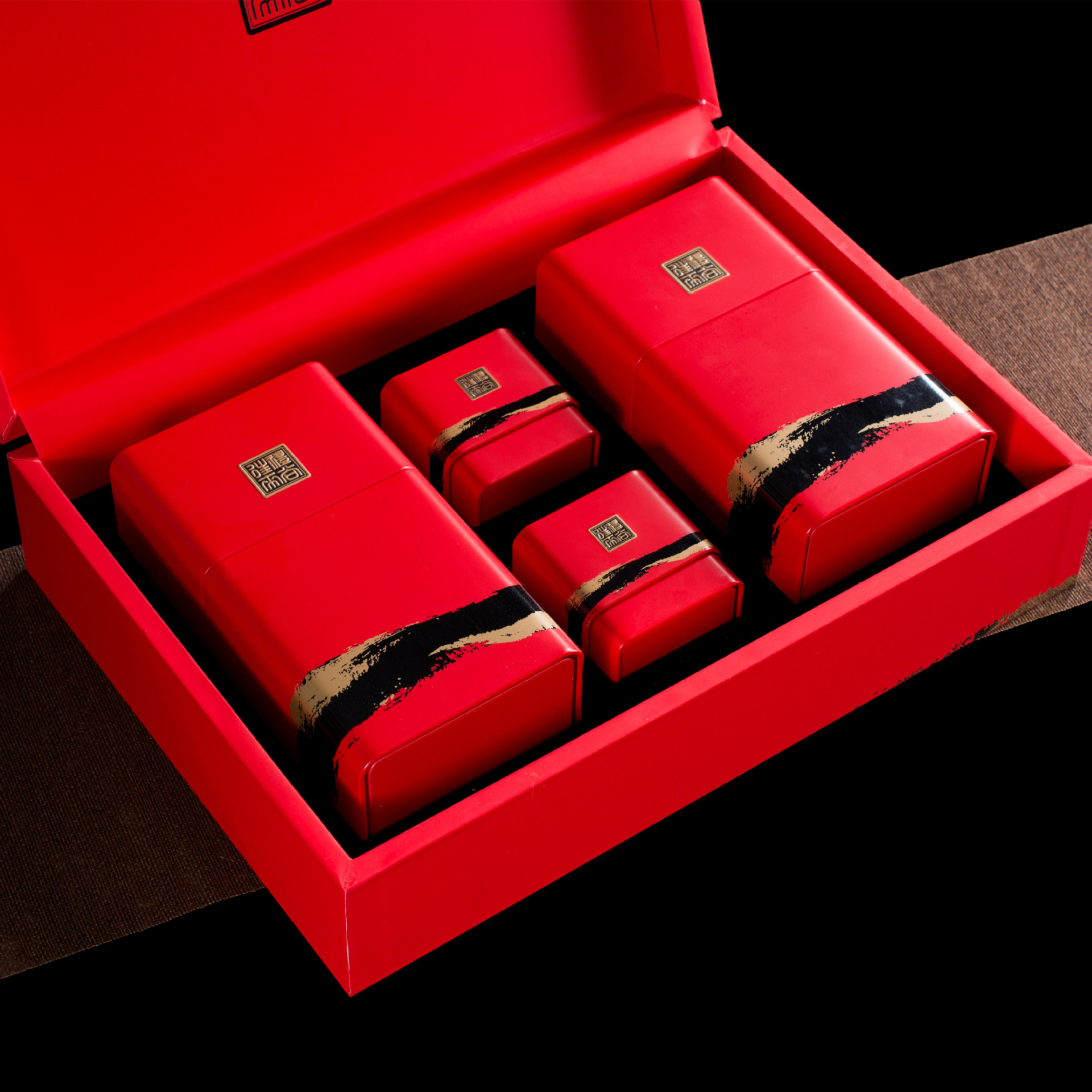 2018茶叶过年礼品红茶 大红袍 礼盒装茶叶创意礼盒装一件代发