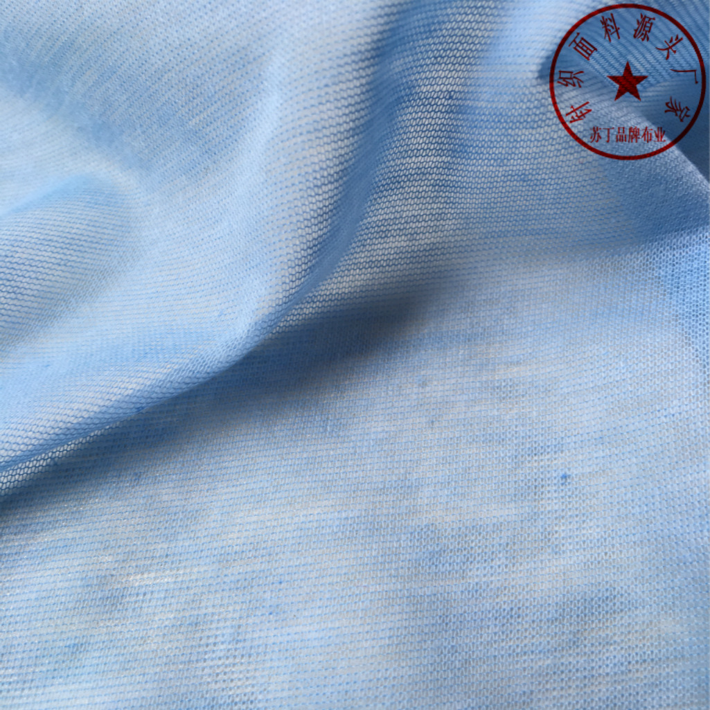 源头厂家 jd17 40支全涤单面布 70~80g 超薄床上用品涤纶针织布