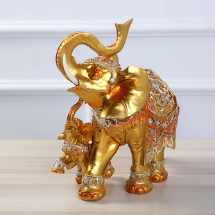 工艺品金象