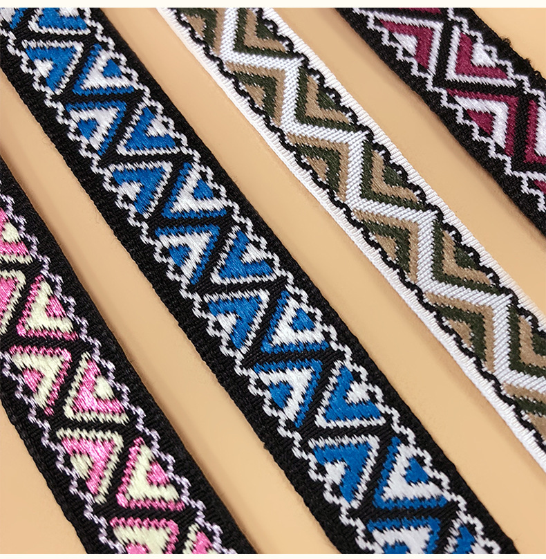 现货厂家直销提花织带涤纶尼龙印花印字电脑织带服装家纺辅料定制