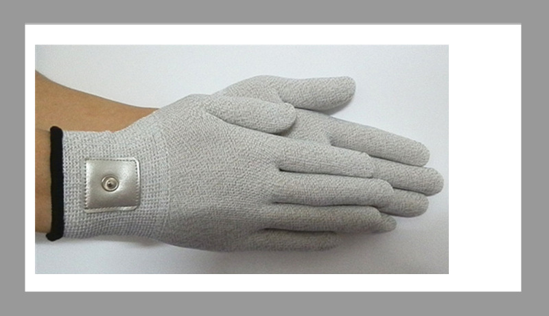 电疗手套 银纤维生物电疗体控电疗银纤维手套 导电按摩手套