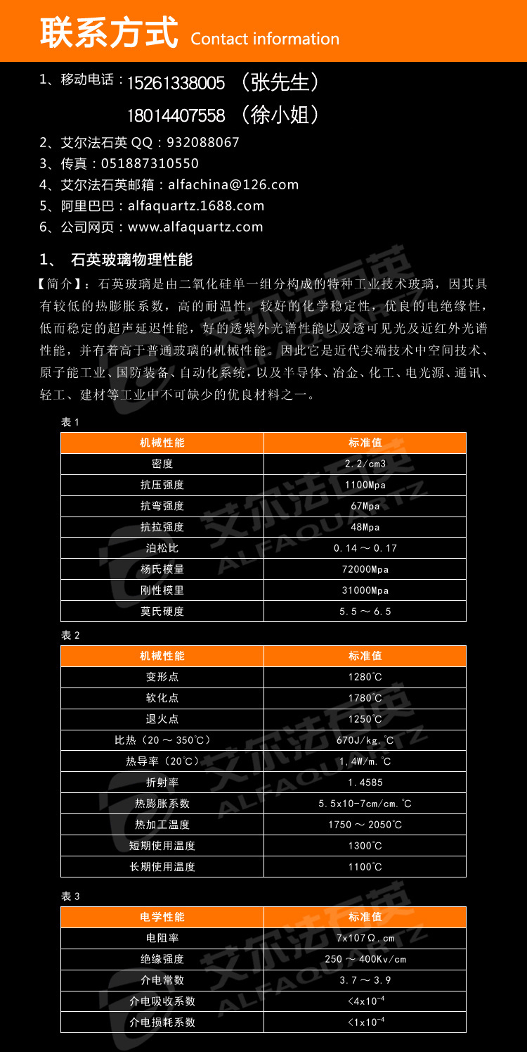 石英玻璃管外径2829303132mm现货优级品不变色耐高温定做